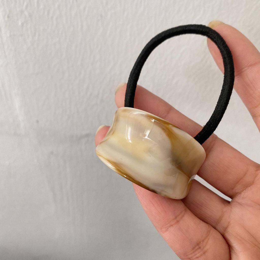 Dongdaemun Retro Marmor Geometrische Schleife Haarband