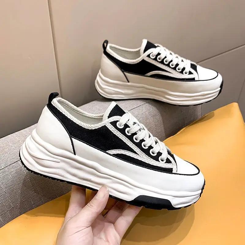 Sneakers Shoes for Women Spring Autumn Deals Original Vulcanized Shoe New In On Offer Korean Aesthetic 39 Casual Woman Footwear