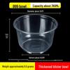 Disposable Transparent Plastic Soup Bowl