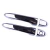 Car Exterior Side Door Handle Cover Trim Bezel Cap Fit for Fiat 500X SUV 2016 2017 2018      Chrome ABS