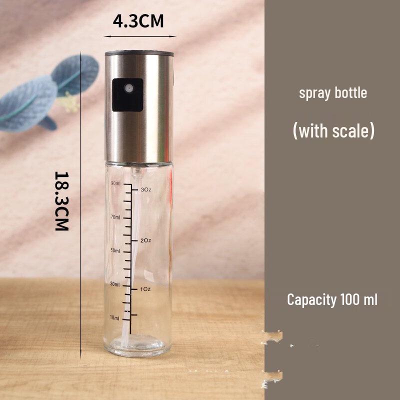 ZISIZ 170ml Stainless Steel Spray Oil Bottle (5-Pack)