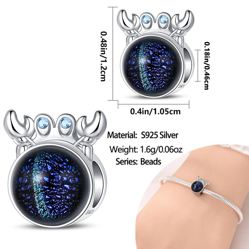 New Silver Plated Charms Beads Turtle Starfish Shell Sea Blue Summer Beads Fit Original Charms DIY Woman Jewelry Gift