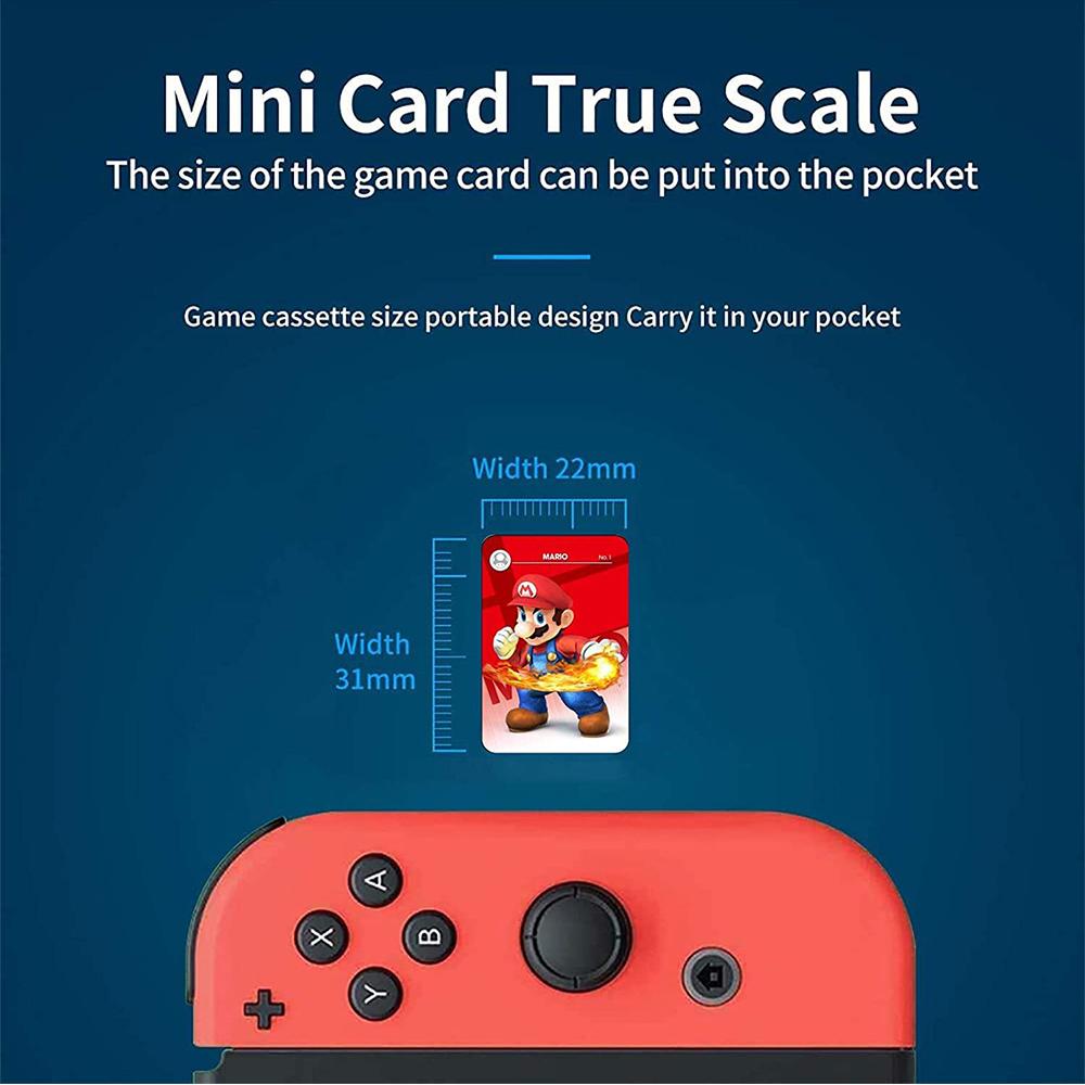 94 szt. Kart Mini do Gry z Tagami NFC Super Smash Bros na NS Switch