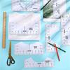 A60Z26 Pieces T-Shirt Ruler Guide Set,T-Shirt Ruler Tool,DIY Printing Rulers For Heat Press T-Shirt Center Designmay