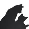 Cat Night Light LED Light Sensing Sound Activated Black Cat Silhouette Lamp for Living Room Hallway Kitchen Bedroom Wall Decor