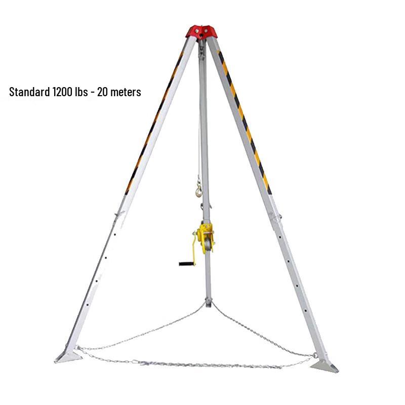 UOSU Aluminum Alloy Rescue Tripod 1200 lbs, 20m