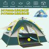 Barraca Totalmente Automática para 2-3 Pessoas/3-4 Pessoas À Prova de Chuva À Prova de Vento Toldo Sombreamento Praia Camping Caminhadas Barraca Camping Viagem Barraca Familiar Azul/Verde