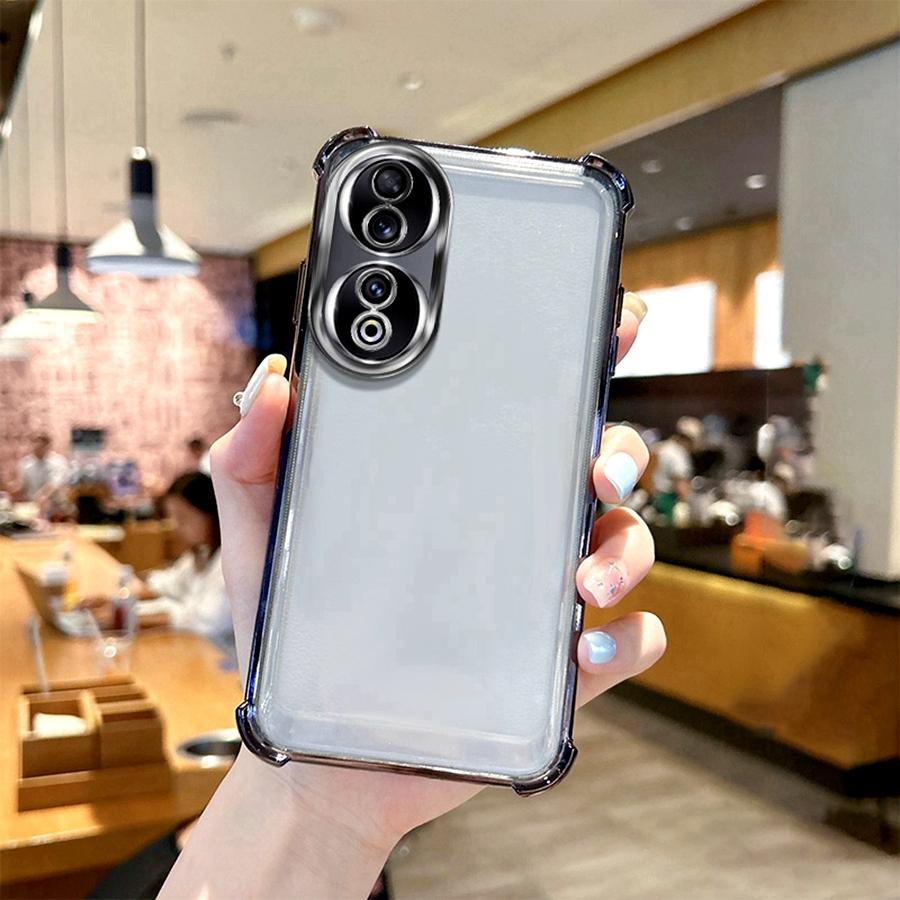 Shookproof Lens Case For Honor 70 90 200 Pro 400 Lite X7b X7 X9a X9b X7c X5b X6b X6a X8c X7a X8b X8a X9c Plating Silicone Cover