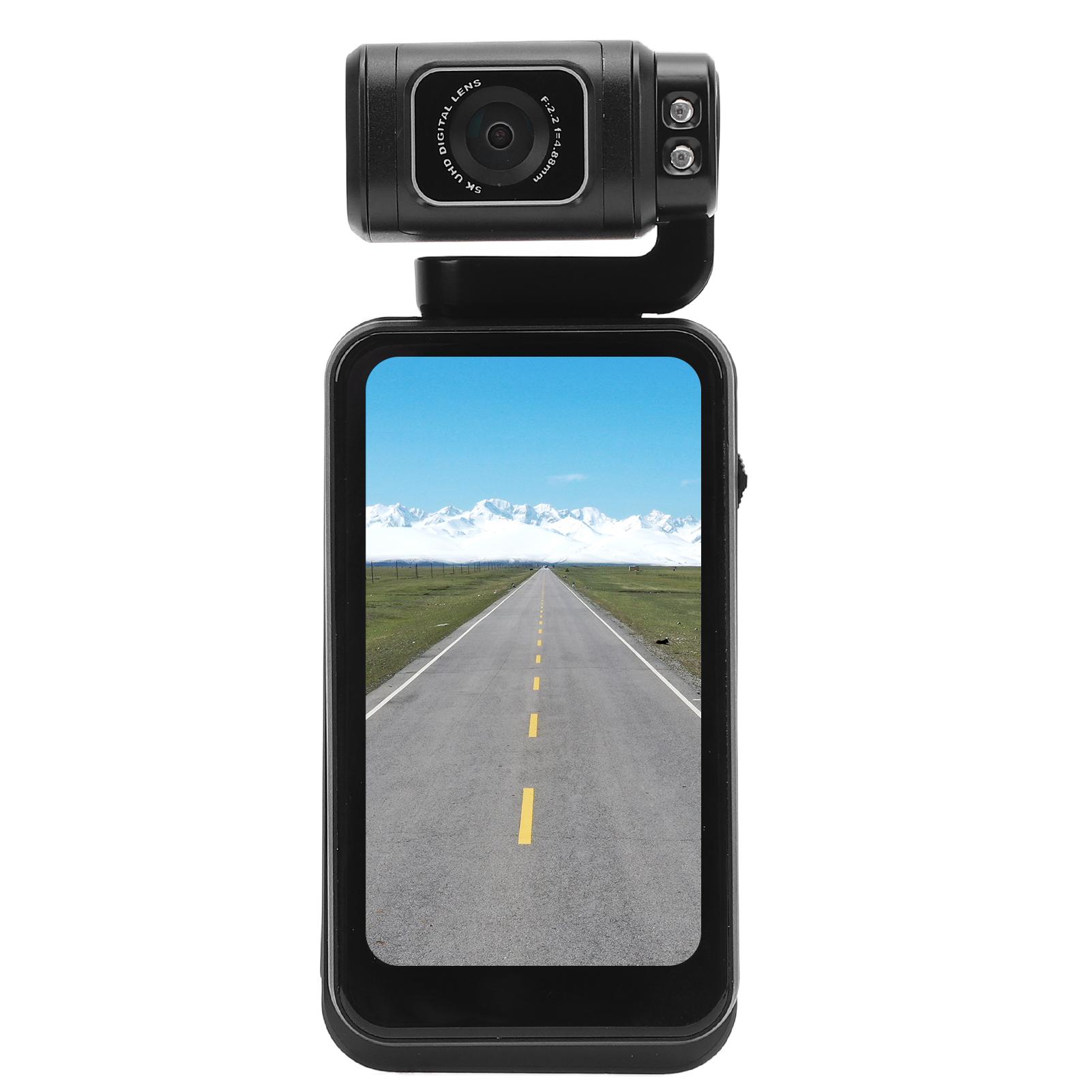 

5K Digital Video Camera 48MP HD Wireless Handheld Pocket Video Camera Recorder with 3.5 Inch IPS Rotation Touchscreen