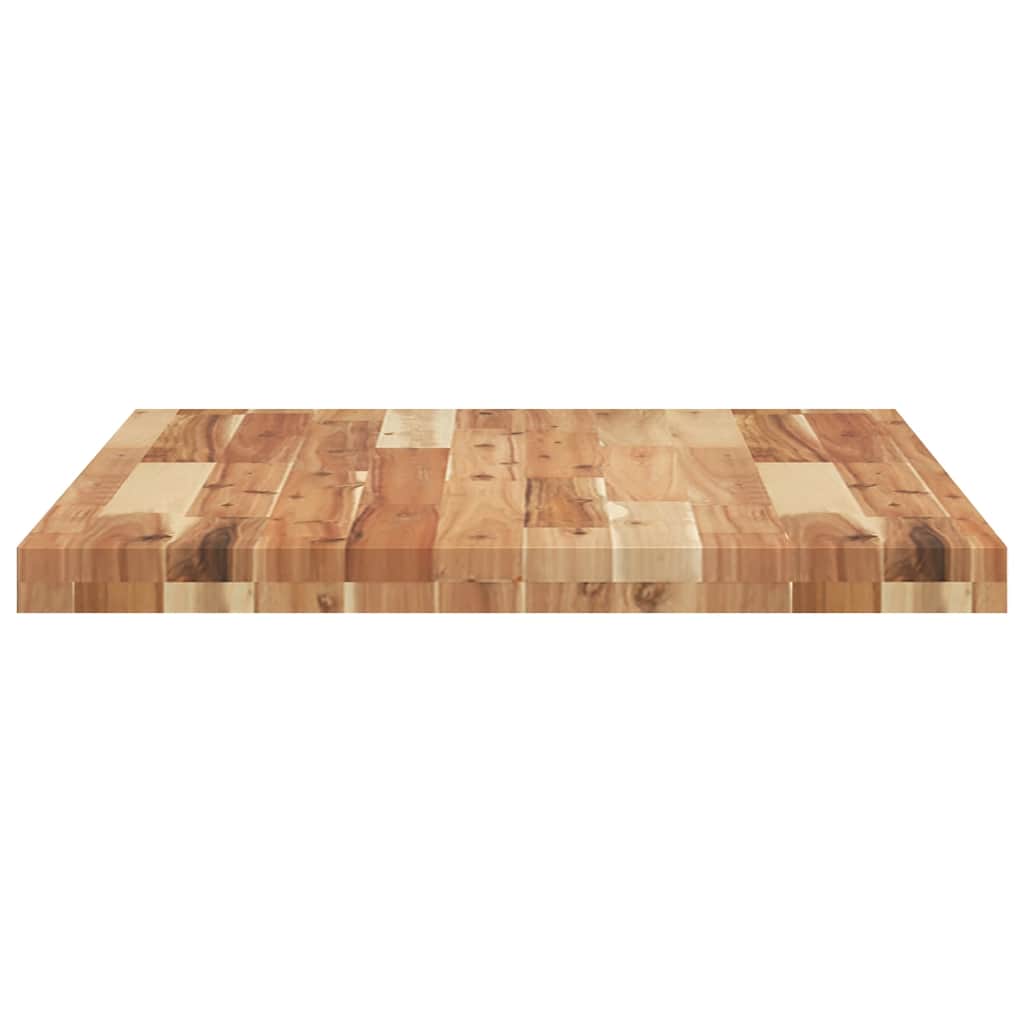 Vidaxl Tabletop, Rectangular, 80X60X4 Cm, Solid Acacia Wood