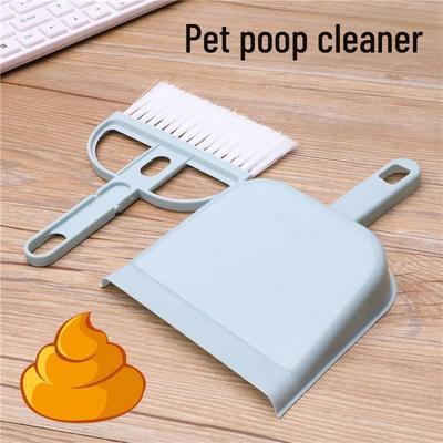Set Scopa Raccogli Escrementi per Animali: Include paletta e piccola scopa per una facile raccolta dei rifiuti degli animali domestici.