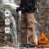 Men's American Style Cargo Pants: Loose, Water-Repellent Outdoor Work and Casual Wear for Autumn/Winter.