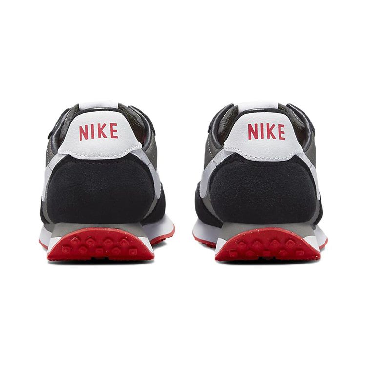 Nike Waffle Trainer 2 PS Flat Pewter Black Dětské tenisky Šedá Siren-Red Bílá DC6478-005