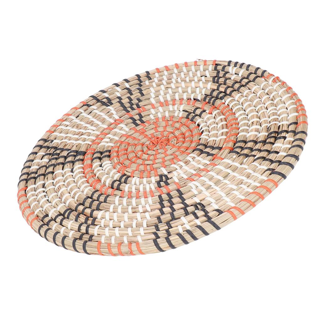 Isolieruntersetzer Nordische Strohgeflecht-Platzsets Hitzebeständige Untersetzer Homestay Wanddekorationen