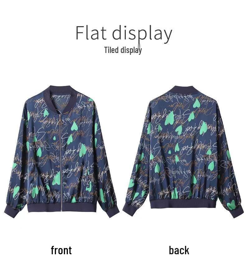 Women's Versatile Chiffon Sun Protection Baseball Jacket - Loose Fit for Short and Middle-Aged Women, Perfect Summer Air Conditioning Shirt.