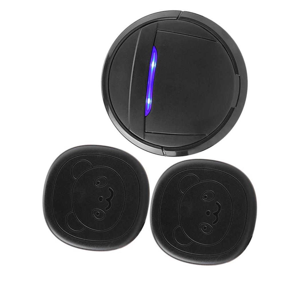 Wireless Waterproof Touch Button Dog Door Bell SOS Caller 2 Transmitters 1 Receiver