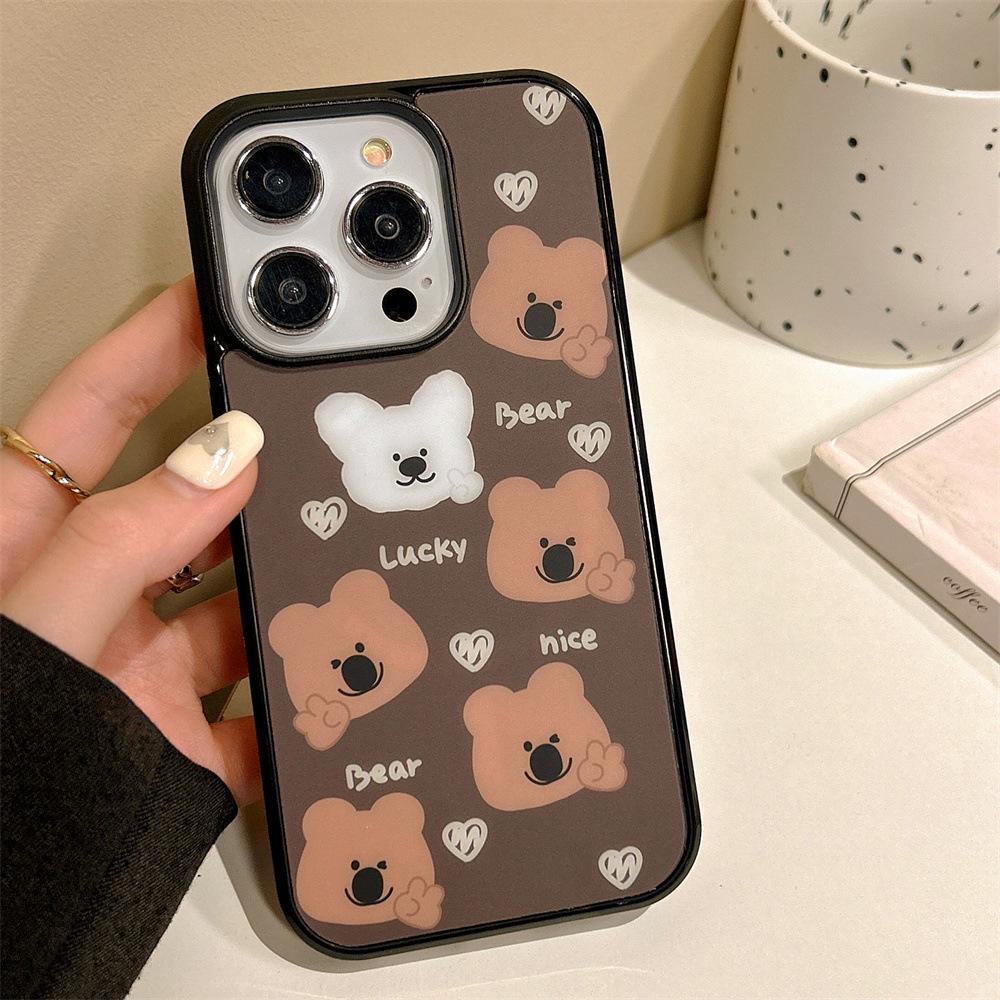 

Чехол для мобильного телефона Bear Apple 15Pro для iPhone 11 с магнитным креплением — совместим с 12/13Promax iPhone 15 Plus/14 Plus