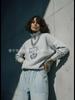 Retro American Letter Print Casual Thickened Zipper Hoodie