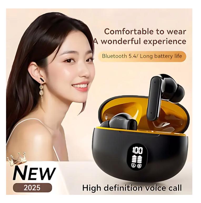 Original Bluetooth Earphone Excellent HIFI Quality TWS Wireless Earbud Smart LED Display Touch Control For Realme Xiaomi Headset