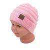 Trendy Kids Knitted Hat Soft Warm Yarn Beanie For Boys And Girls Winter Spring Fall