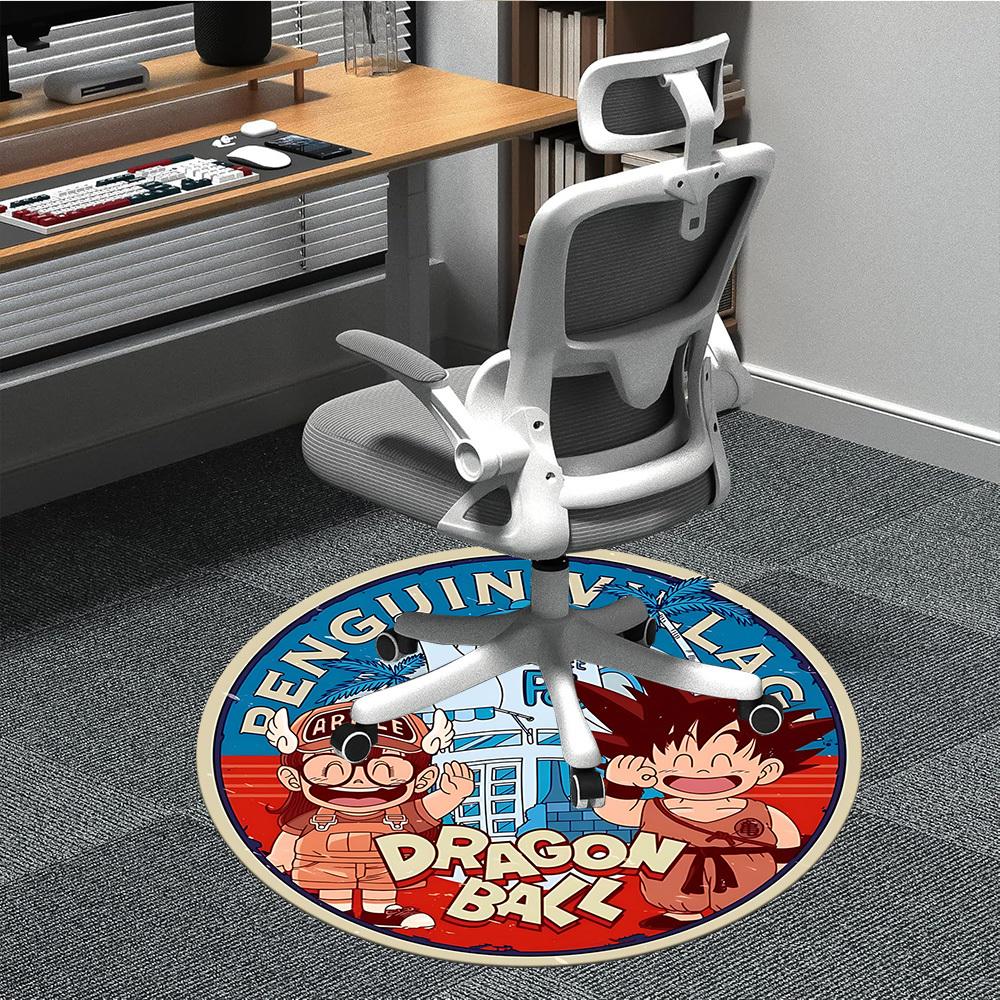 

1pc Dragon Ball Chair Carpet for Office Non-Slip,Machine Washable Rug for Office, Room - Holiday Decor - Machine Made yy251017290 80cm by 80cm