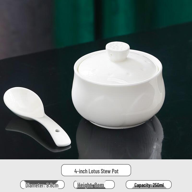 Ceramic Double Boiler Stew Pot