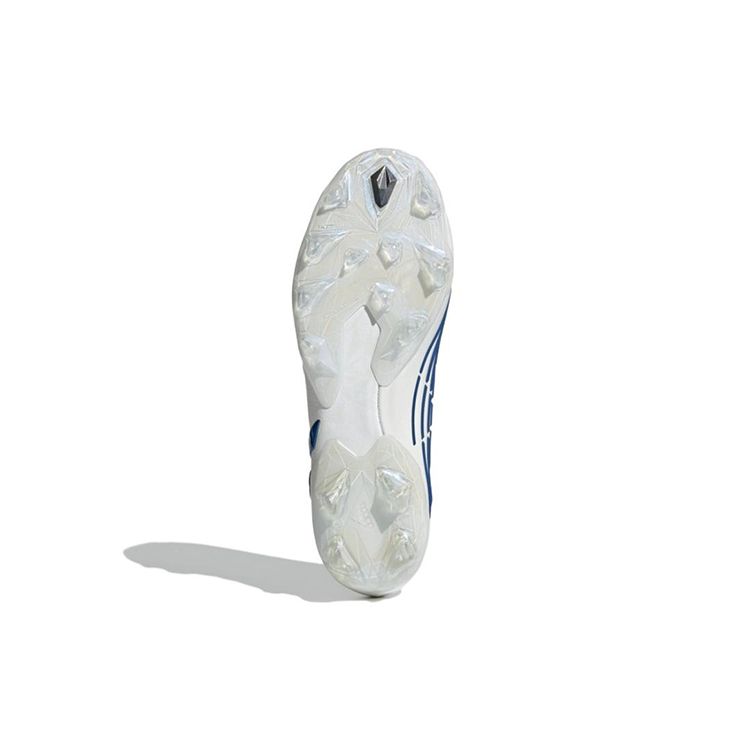 Adidas Predator Edge.1 L AG Soft Artificial Turf Soccer Shoes White Blue Men Soccer Shoes GW3656