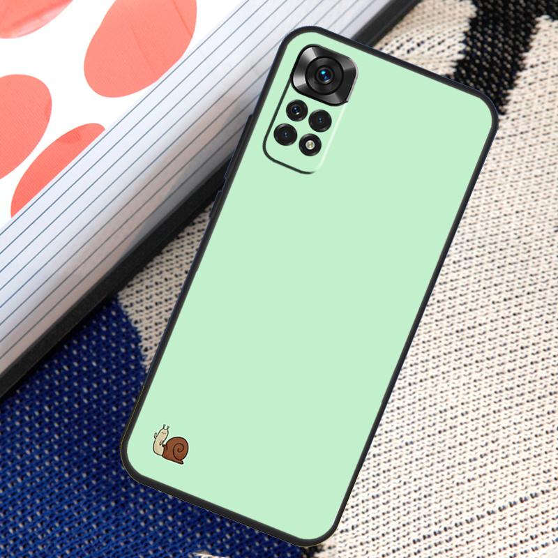 

Мультяшный Чехол-Улитка Для Xiaomi Redmi Note 14 13 12 11 10 Pro 10S 11S 12S Redmi 15C 14C 13C 10C 12C 15 Funda Redmi Note 14 Pro 5G