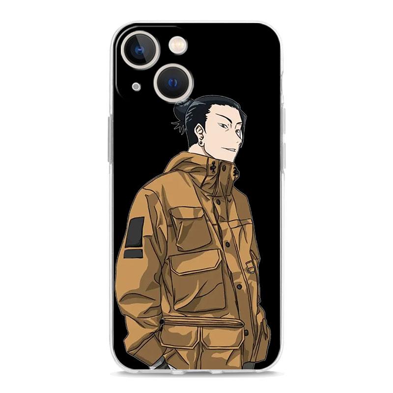 Fashion Jujutsu Kaisen Cool Luxury Clear Soft Phone Case For iPhone 14 13 12 11 Pro Max XS X XR SE 7 8 Plus Shockproof Cover