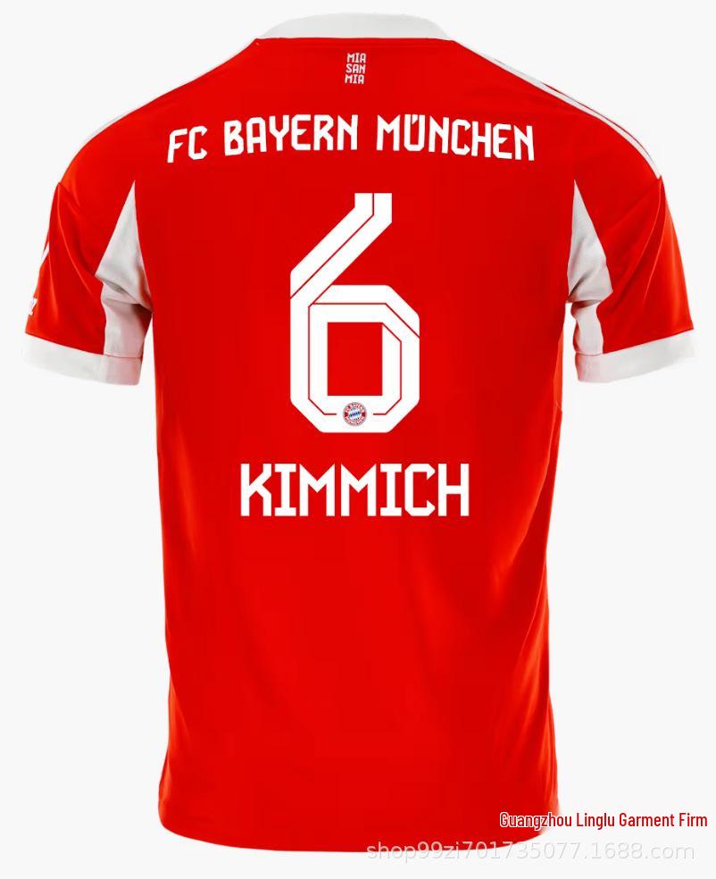 2526 Bayern Thuis Fan Shirt: Kane 13, Müller 25, Sané - Champions League Korte Mouw Kit