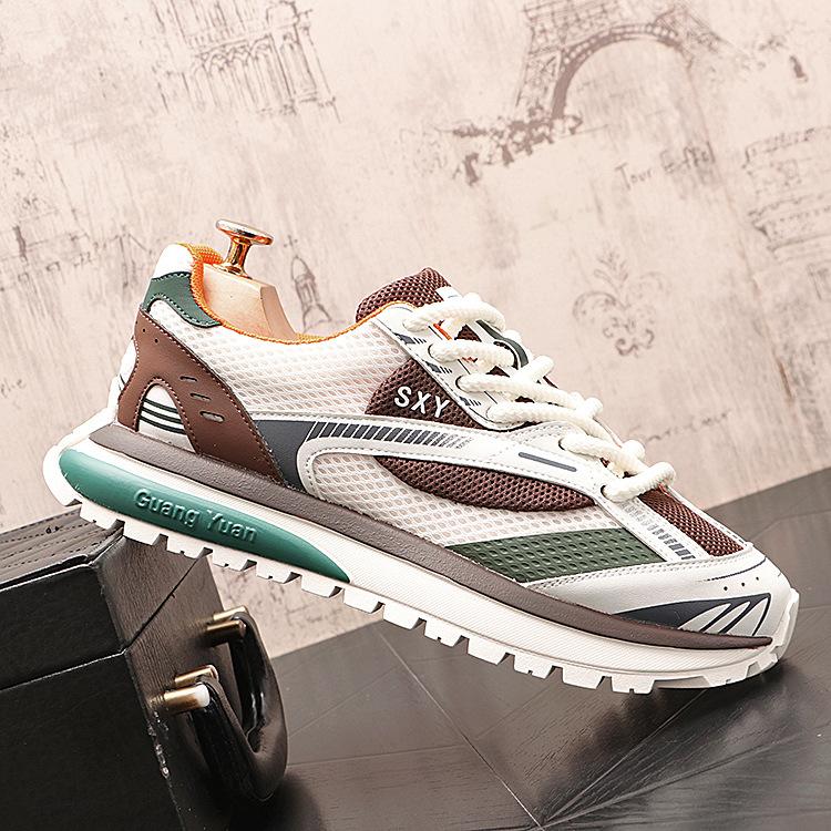 

Мужская обувь 2025 Осень Новые Сетчатые Дышащие Спортивные и Повседневные Туфли Универсальные Туфли Форреста Гампа Модный Тренд Обувь с Низким Верхом 43