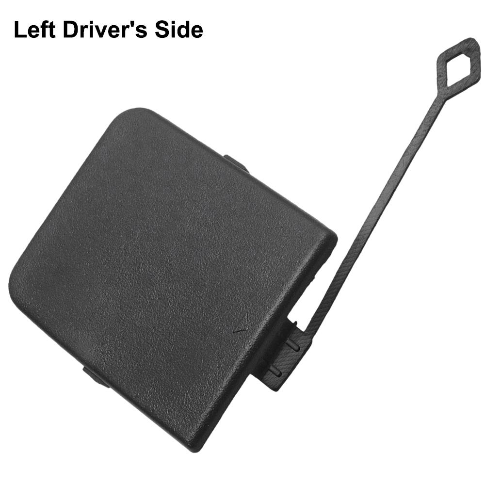 Car Rear Bumper Tow Hook Cover Towing Eye Cap Left/Right Side Unpainted For BMW E84 X1 2013 2014 2015 51127303815 51127303816 Left Driver Side
