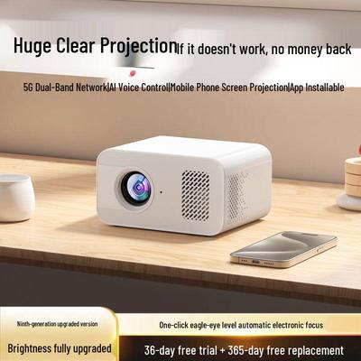 Projecteur Home Cinéma Haute Définition 2025: Mobile Cast, Prêt pour la 5G pour les Chambres