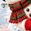 Decorative PVC Window Film 2Pcs Christmas Clings, Cute Bear Snowman Static Decals, 16" x Xmas Holiday Party Accessories 12" Removable Festive Stickers