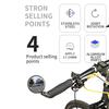 Handlebar Bike Glass, Bicycles Cycling Rear View Glass, 360 Degree Adjustable Rotatable Handlebar Mounted Bike Glass