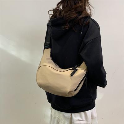 Large Capacity Nylon Oblique Span Bag Autumn New Shoulder Armpit Bag Student Commuter Leisure Dumpling Bag