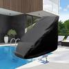 Heavy Duty Waterproof Pool Lift Chair Cover 600D Oxford Fabric with Secure Fit and Airflow Vents for Outdoor Use