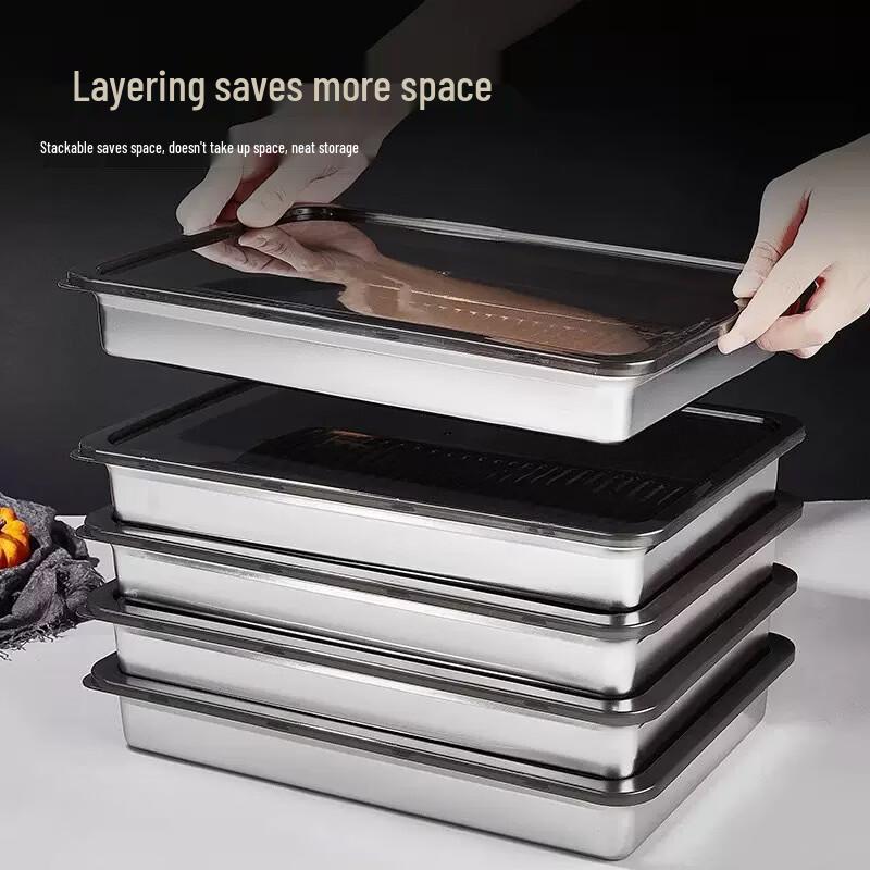 Jingbeier 304 Stainless Steel Dumpling Storage Tray