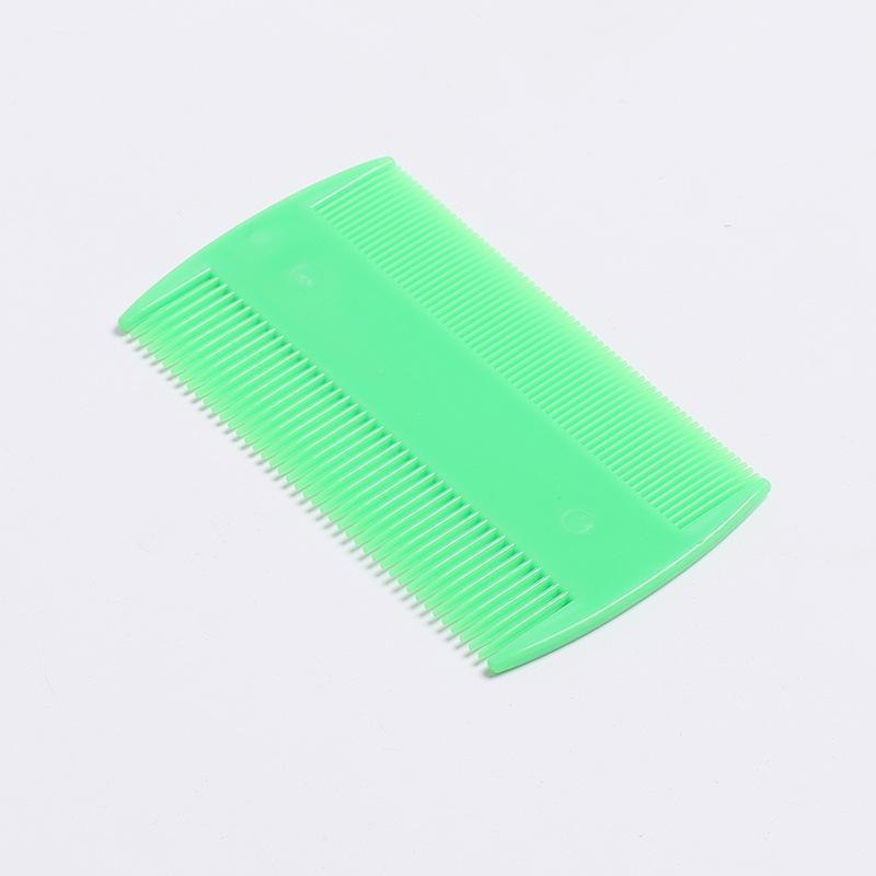 Double-sided Plastic Comb, Household Fine-toothed Louse Comb, Pet Flea Comb, Dandruff Removal and Cleaning Comb