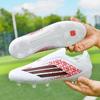 Mens Womens Soccer Cleats Turf Training Low-Cut Football Shoes With Rubber Outsole Breathable Mesh Upper