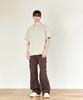 Hoite Het Strap Cotton Cargo Pants (Brown)