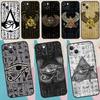 Egyptian Eye Of Horus Phone Case For iPhone 16 14 13 12 11 15 Pro Max Plus 12 13 Mini XR 16e Funda Silicone Cover
