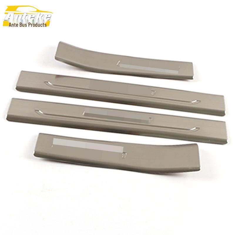 Octavia Stainless Steel Sill & Bumper Welcome Pedal Decorative Patch