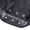 Romper Overalls Logo Plain Made In Japan Boys Girls Baby Kids Baby Clothes M Indigo Blue [MIKI HOUSE] 10-1509-493 (80-90cm)