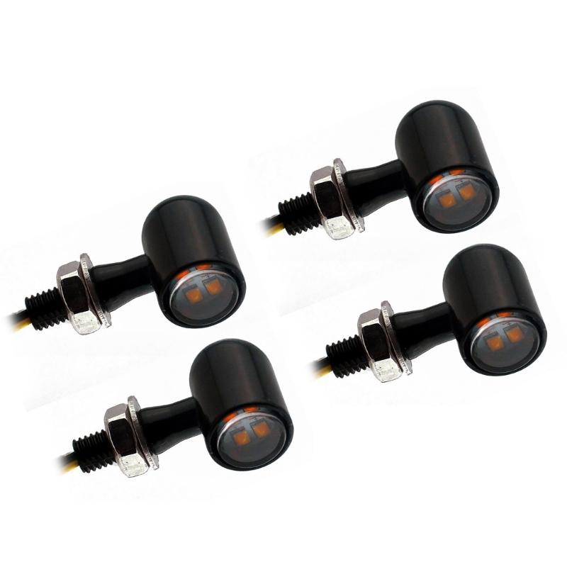 Waterproof & Dustproof LED Motorcycle Turn Signals Compact Motorcycle LED Indicates for Long Lasting Performances & Safe