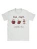 Take A Bite Print T Shirt Women Clothing Fashion Short Sleeve Round Collar Tees  T-Shirt Casual Women Clothes