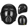Fiberglass Retro Full Face Motorcycle Helmet Men Women Small Shell Pig Nose Design Harley Cruiser Style