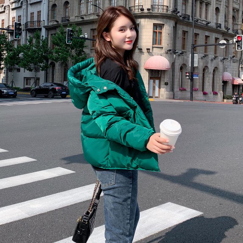 IELGY Neue Winter Daunen Kurz Kurz Brot Jacke Koreanische Version von Dicke Kleine Baumwolljacke Locker Gepolsterte Jacke