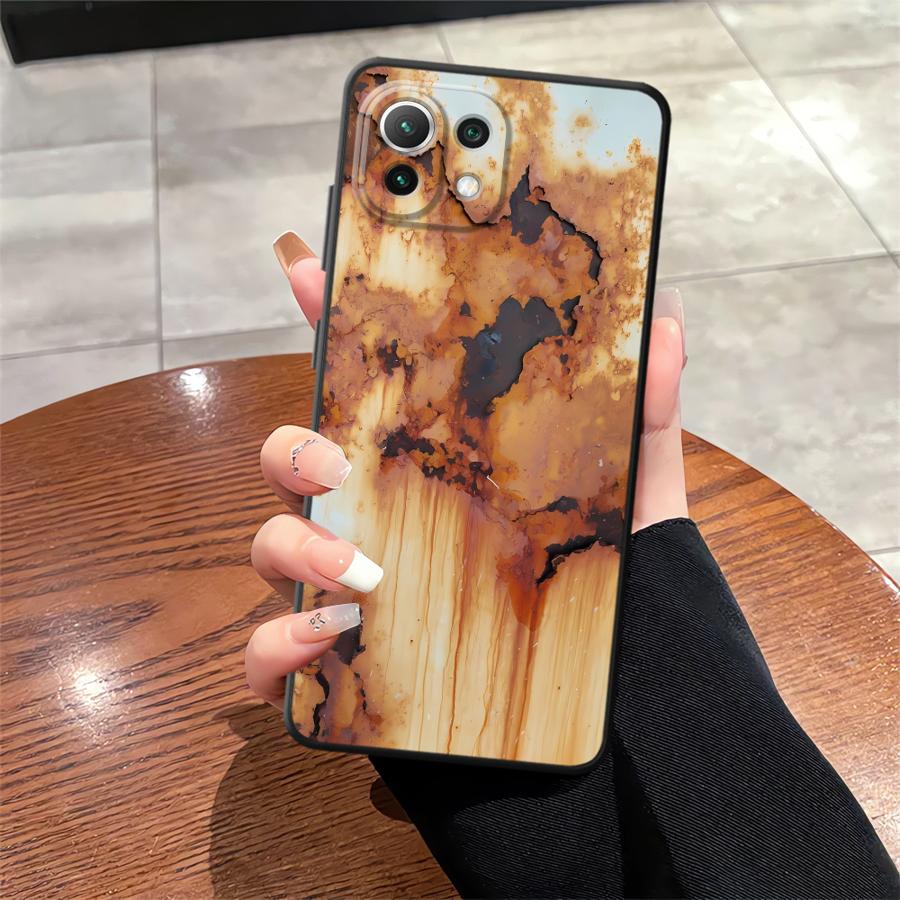 Retro Rust Phone Cover Case for Xiaomi Mi 9 11T 14 Pro 9T 10 11 13 Lite 10T CC9Pro 13