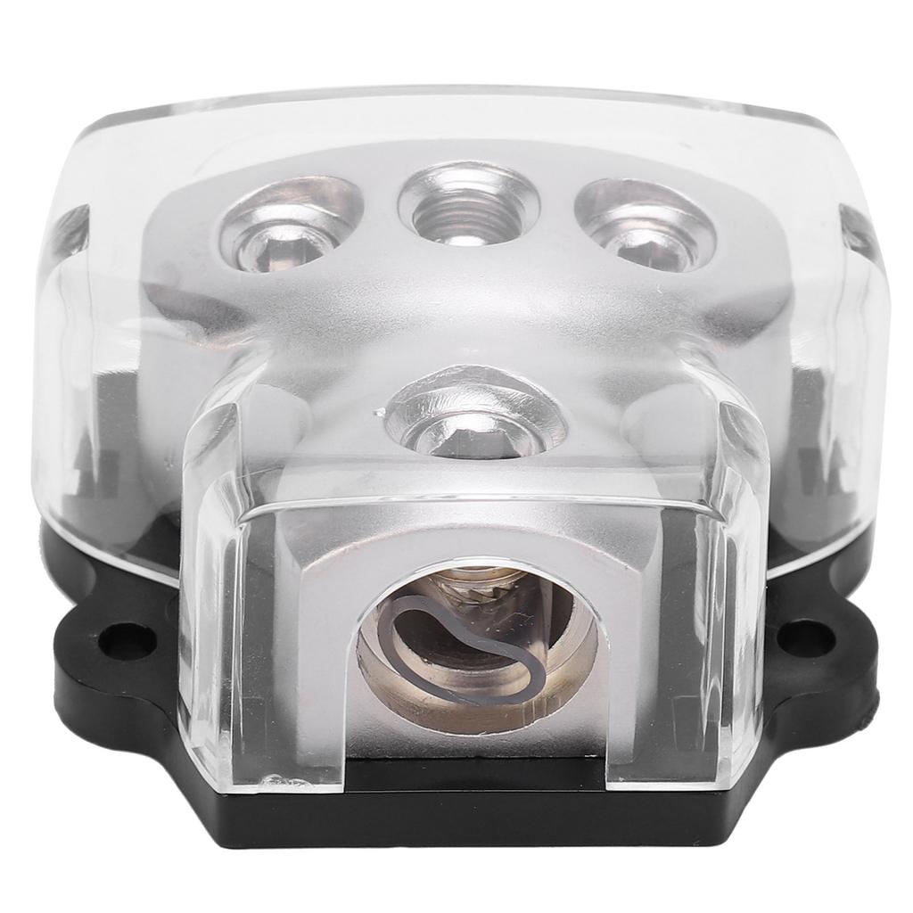 Zinklegering Hållare Distribution Bil Ljud Ström/Jordkabel Splitter Block 1 In 3 Ut